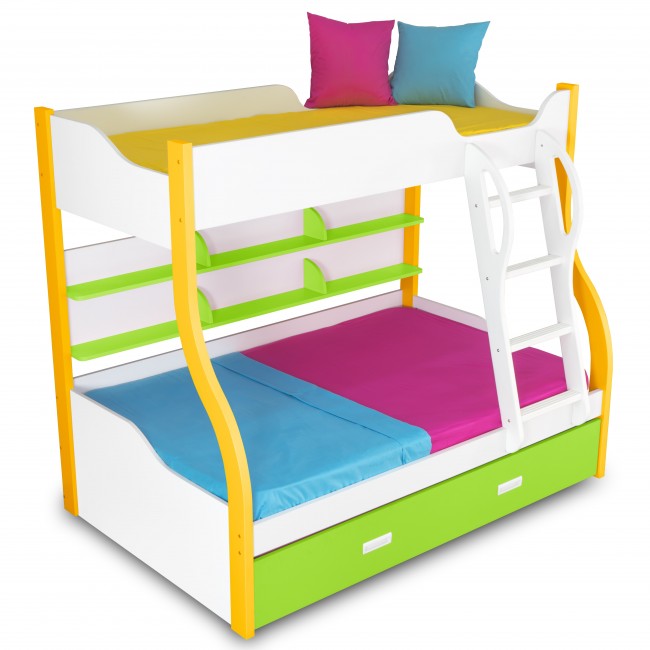 Columbia Bunk With Trundle Bed, Columbia Bunk Bed With Trundle